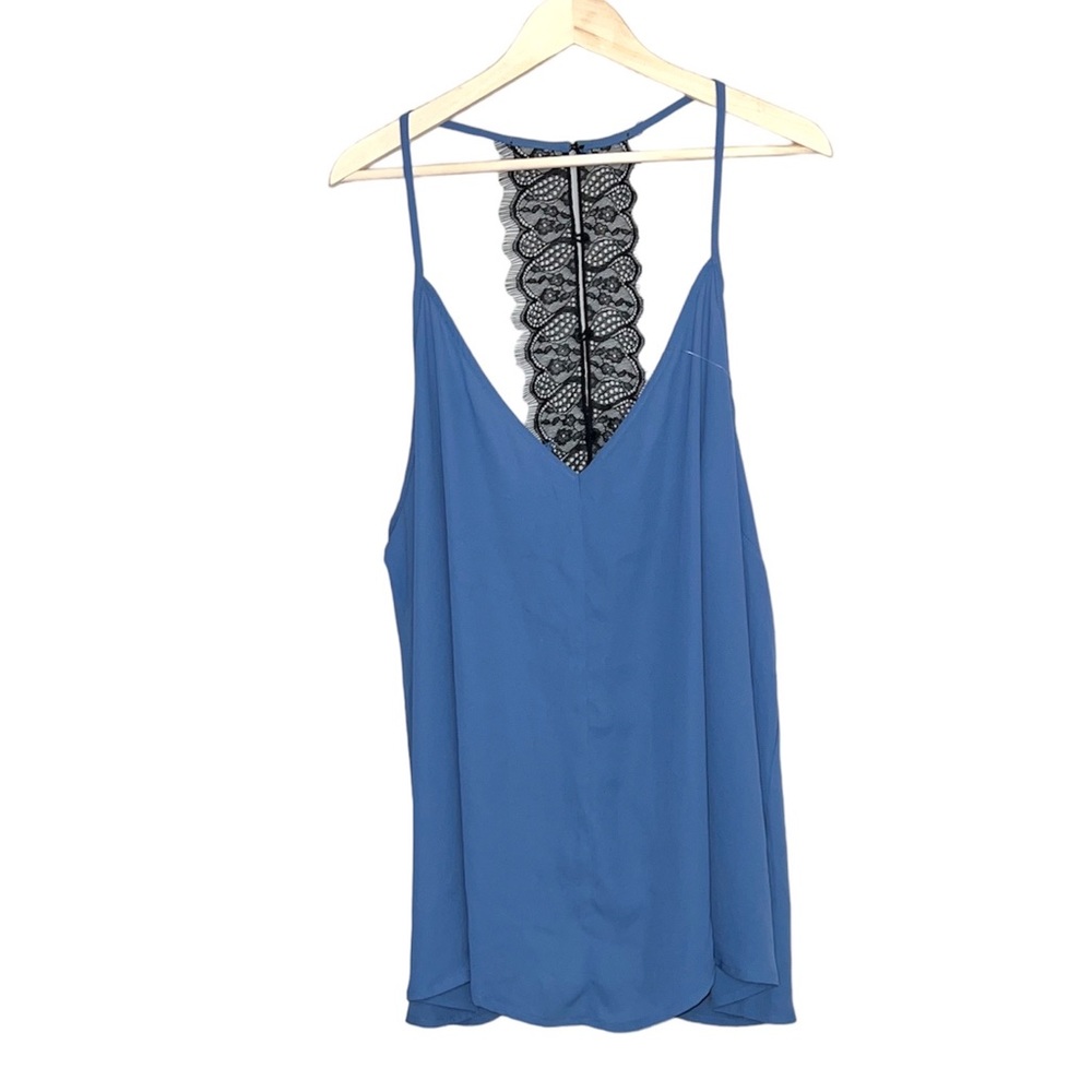 NWT Adore Me Lace Racer Back Pajama Top 3X